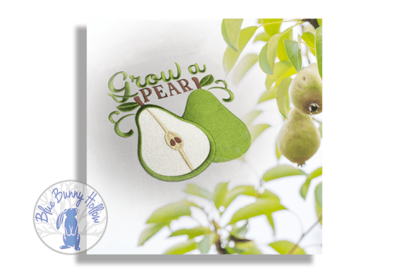 Grow a Pear: A Seasonal Embroidery Gem